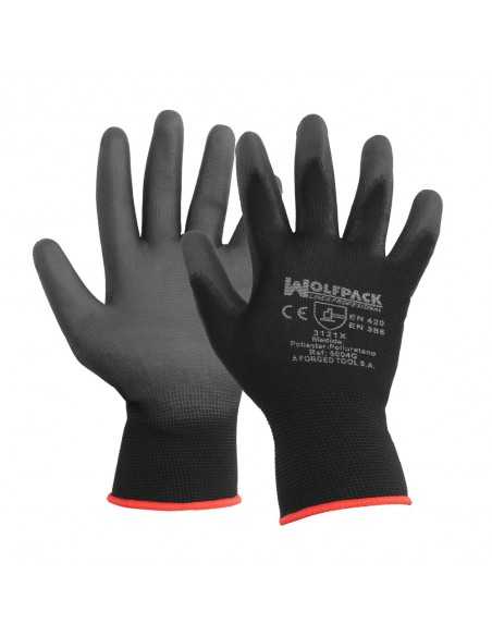 Guantes Poliuretano / Poliester Impregnado 8" (Par)
