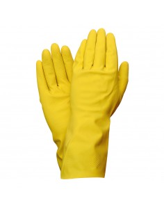 Guantes Latex 100% Basic Domesticos L (Par)