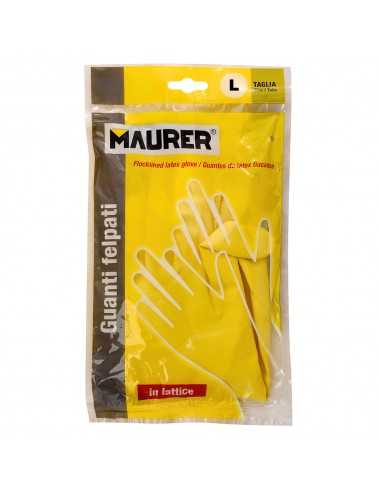 Guantes Latex 100% Basic Domesticos L (Par)