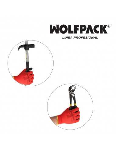 Guantes Latex / Nylon Gripflex Talla 6" (Par)