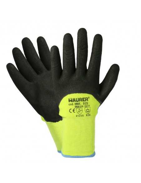 Guantes De Invierno Realizado En Poliester Acolchado Con Recubrimiento De FOAM Talla 9" (Par)