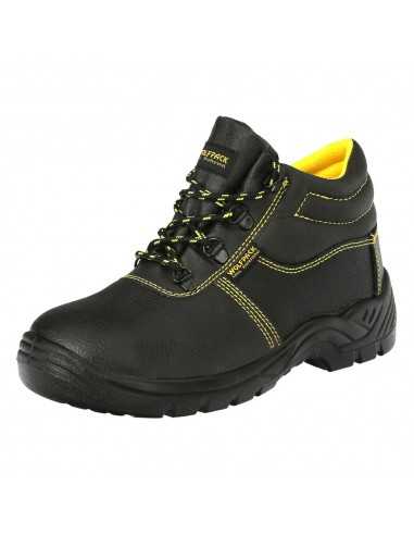 Botas Seguridad S3 Piel Negra Wolfpack Nº 43 Vestuario Laboral,calzado Seguridad, Botas Trabajo. (Par)