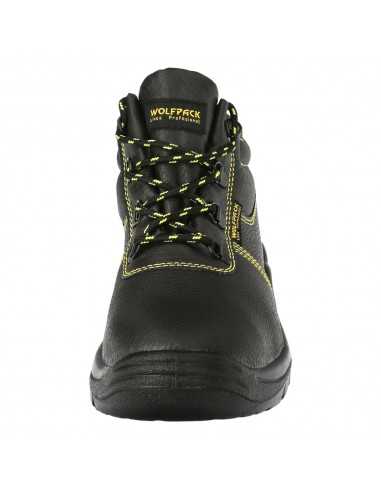 Botas Seguridad S3 Piel Negra Wolfpack Nº 43 Vestuario Laboral,calzado Seguridad, Botas Trabajo. (Par)