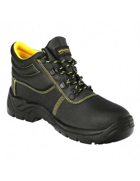 Botas Seguridad S3 Piel Negra Wolfpack Nº 45 Vestuario Laboral,calzado Seguridad, Botas Trabajo. (Par) Botas Seguridad S3 Piel Negra Wolfpack Nº 45 Vestuario Laboral,calzado Seguridad, Botas Trabajo. (Par)