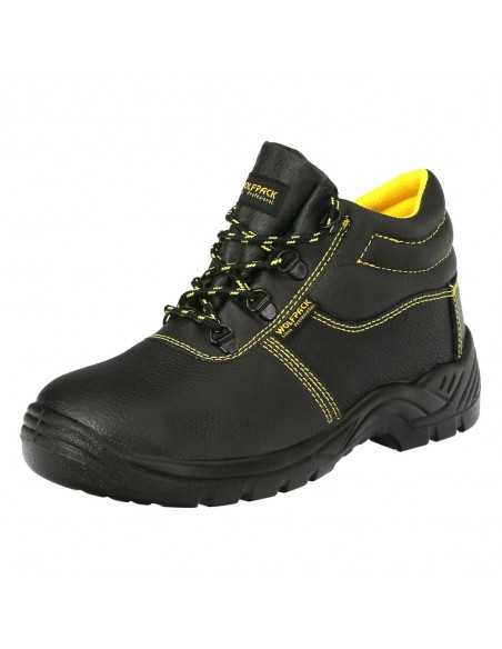 Botas Seguridad S3 Piel Negra Wolfpack Nº 45 Vestuario Laboral,calzado Seguridad, Botas Trabajo. (Par) Botas Seguridad S3 Piel Negra Wolfpack Nº 45 Vestuario Laboral,calzado Seguridad, Botas Trabajo. (Par)