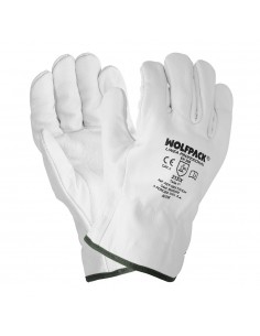 Guantes Piel FLOR 11" C/Colgador (Par)