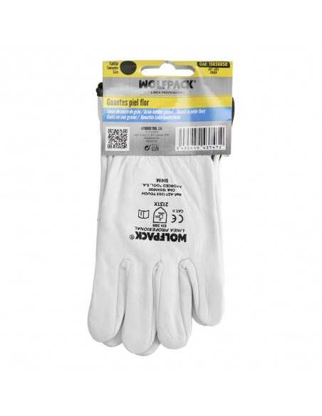 Guantes Piel FLOR 11" C/Colgador (Par) Guantes Piel FLOR 11" C/Colgador (Par)