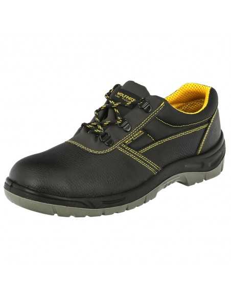 Zapatos Seguridad S3 Piel Negra Wolfpack Nº 42 Vestuario Laboral,calzado Seguridad, Botas Trabajo. (Par) Zapatos Seguridad S3 Piel Negra Wolfpack Nº 42 Vestuario Laboral,calzado Seguridad, Botas Trabajo. (Par)