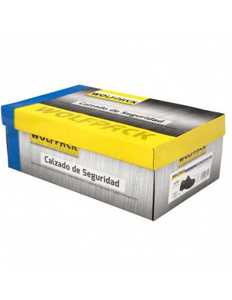 Zapatos Seguridad S3 Piel Negra Wolfpack Nº 37 Vestuario Laboral,calzado Seguridad, Botas Trabajo. (Par) Zapatos Seguridad S3 Piel Negra Wolfpack Nº 37 Vestuario Laboral,calzado Seguridad, Botas Trabajo. (Par)