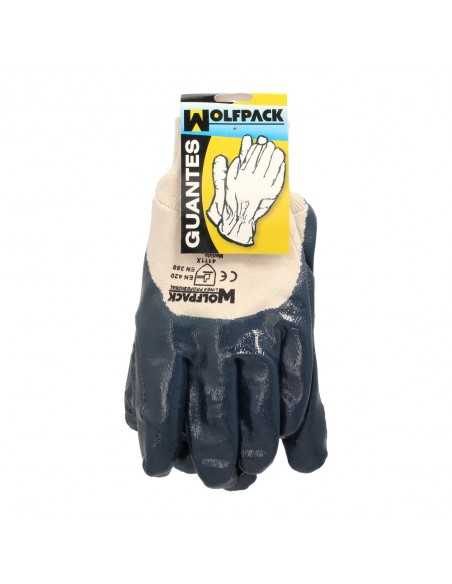 Guantes Nitrilo / Lona Pesados Nimax 10" (Par) Guantes Nitrilo / Lona Pesados Nimax 10" (Par)