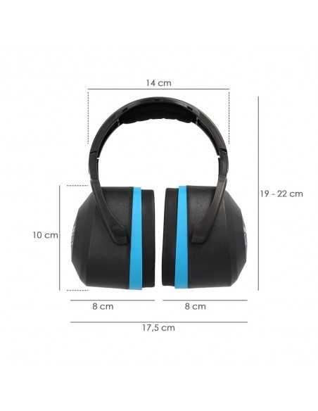 Protector Auditivo Cascos CE SNR 29 dB Trabajar, Dormir, Estudiar, Leer, Viajar, Ronquidos, Proteccion Auditiva Cascos