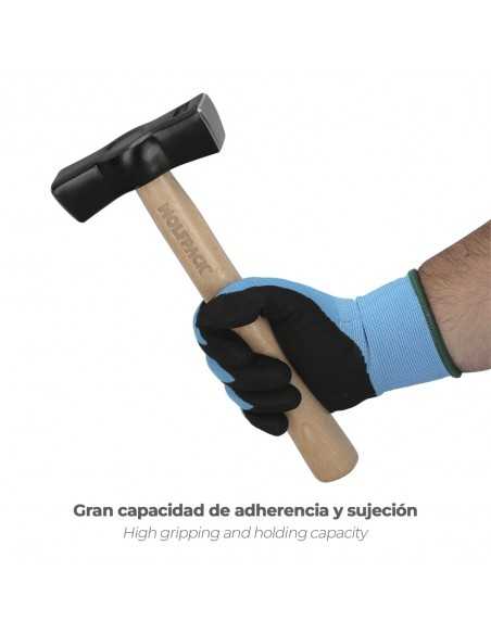 Guantes Nitrilo Reforzado Impregnado Talla 10" (Par) Guantes Nitrilo Reforzado Impregnado Talla 10" (Par)