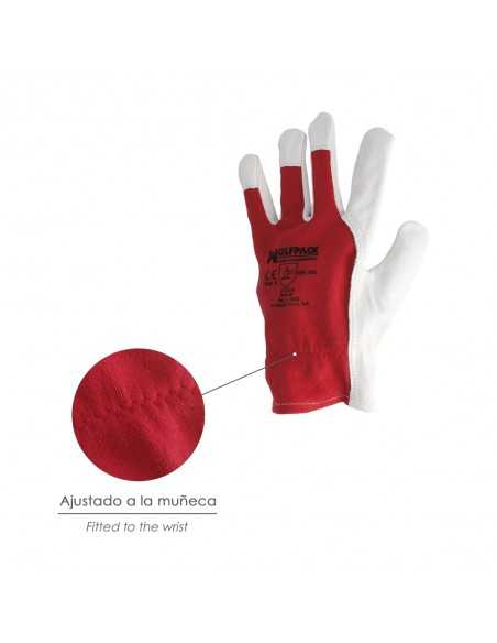 Guantes Piel / Lona Con Colgador 9" Guantes De Trabajo, Guantes De Protección (Par) Guantes Piel / Lona Con Colgador 9" Guantes De Trabajo, Guantes De Protección (Par)