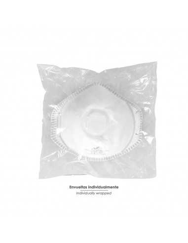 Mascarilla Respiratoria FFP3 Con Valvula (10 Unidades)